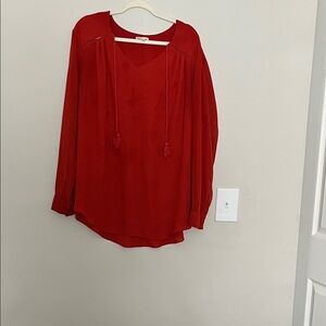 Cato Vibrant Red Blouse